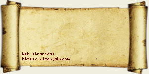 Janoš Jevčić vizit kartica